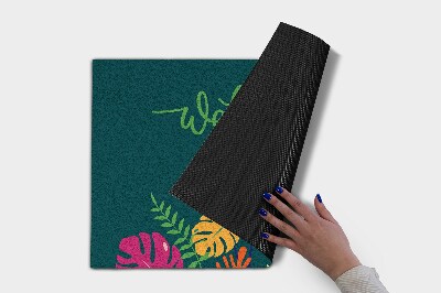 Buiten deurmat Tropisch welkom