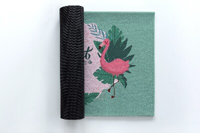 Schoonloopmat Flamingo vogel