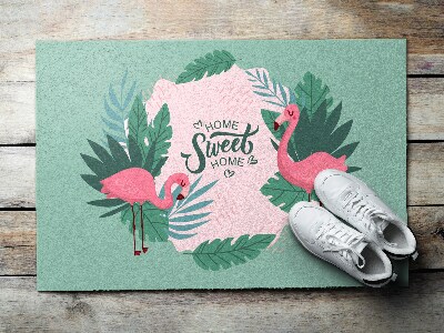 Schoonloopmat Flamingo vogel