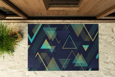 Deurmat voor buiten Driehoekige figuren