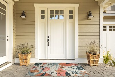 Buiten deurmat Bloemenboeket