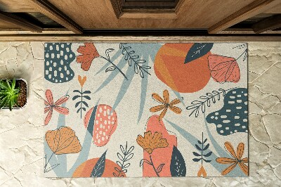 Buiten deurmat Bloemenboeket