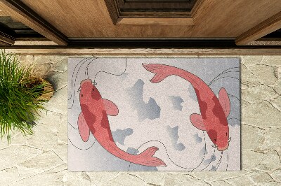 Deurmat voor buiten Karper dobbers