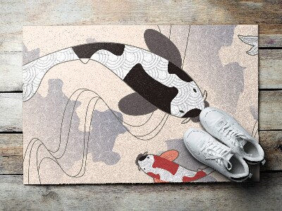 Buiten deurmat Koikarpers