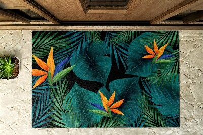 Deurmat voor buiten Strelitzia Floristiek