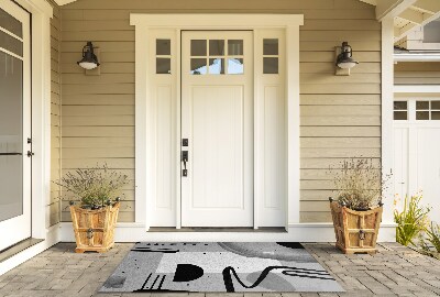 Schoonloopmat Structuren Geometrie