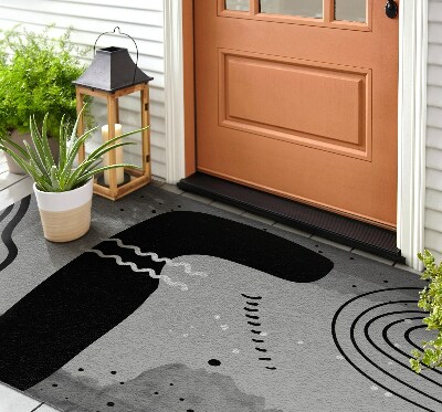 Deurmat voor buiten Geometrische motieven