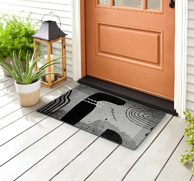 Deurmat voor buiten Geometrische motieven