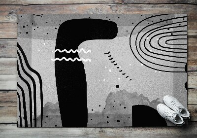 Deurmat voor buiten Geometrische motieven