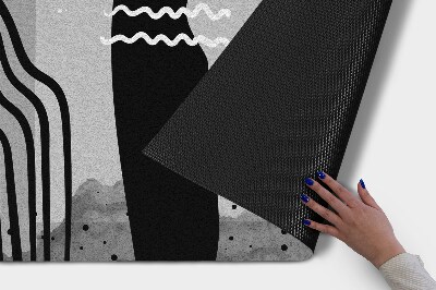 Deurmat voor buiten Geometrische motieven
