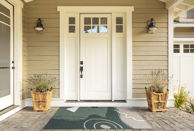 Schoonloopmat Geometrisch project