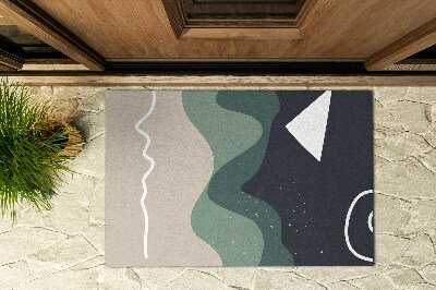 Deurmat voor buiten Geometrisch diagram