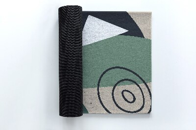 Buiten deurmat Geometrische compositie