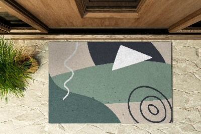 Buiten deurmat Geometrische compositie