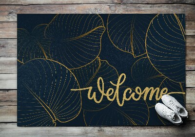 Schoonloopmat Bladgroet