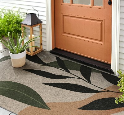 Buiten deurmat Tropische bladeren