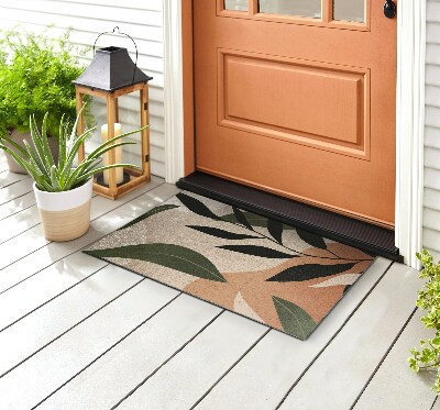 Buiten deurmat Tropische bladeren