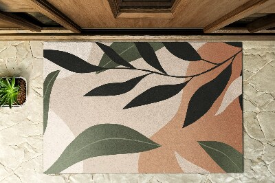 Buiten deurmat Tropische bladeren