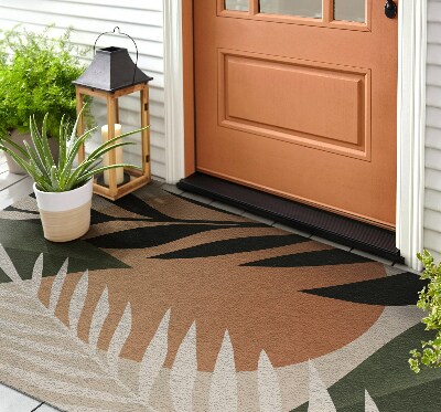 Schoonloopmat Tropische bladeren