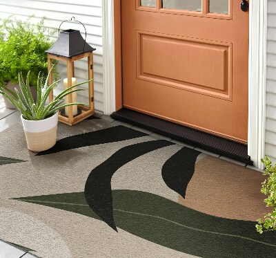 Deurmat voor buiten Tropische bladeren