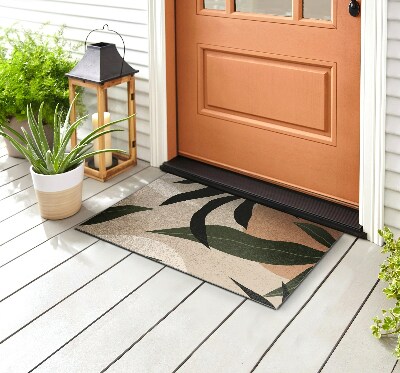 Deurmat voor buiten Tropische bladeren