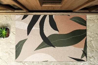 Deurmat voor buiten Tropische bladeren