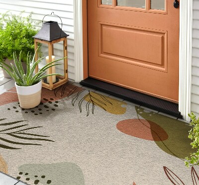 Buiten deurmat Plantgeometrieën