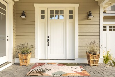 Buiten deurmat Plantgeometrieën