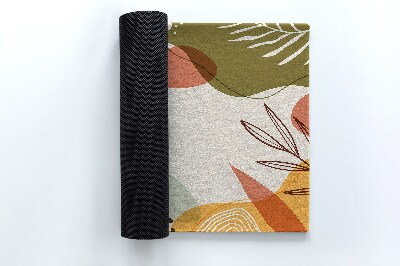 Buiten deurmat Plantgeometrieën