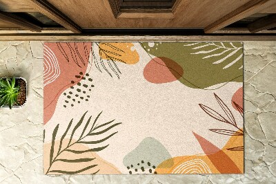 Buiten deurmat Plantgeometrieën