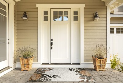 Schoonloopmat Bloemstuk