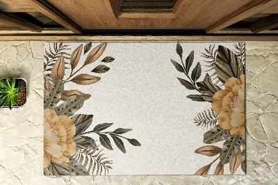 Schoonloopmat Bloemstuk