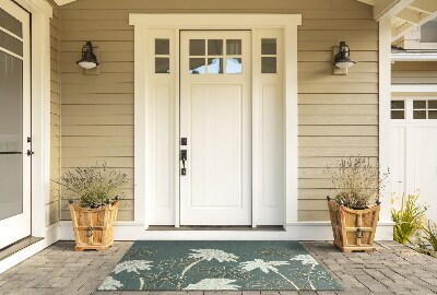 Deurmat voor buiten Bloeiende planten