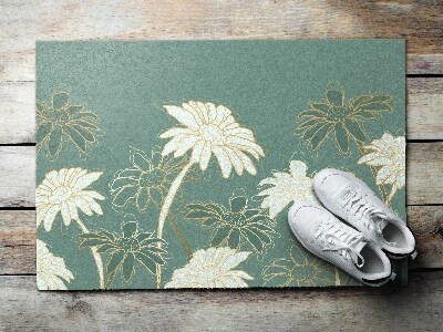 Deurmat voor buiten Bloeiende planten