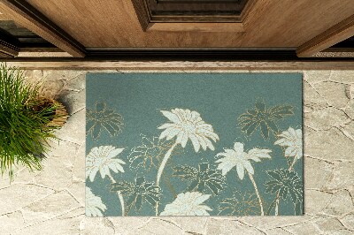 Deurmat voor buiten Bloeiende planten