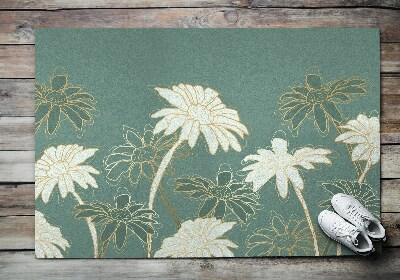 Deurmat voor buiten Bloeiende planten