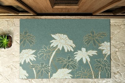 Deurmat voor buiten Bloeiende planten