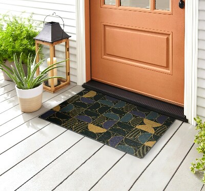 Deurmat voor buiten Art Deco Abstractie
