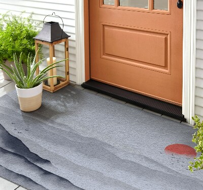 Buiten deurmat Zonsondergang