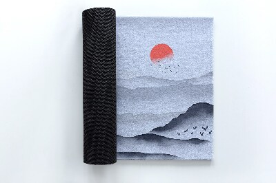 Buiten deurmat Zonsondergang