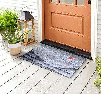 Buiten deurmat Zonsondergang