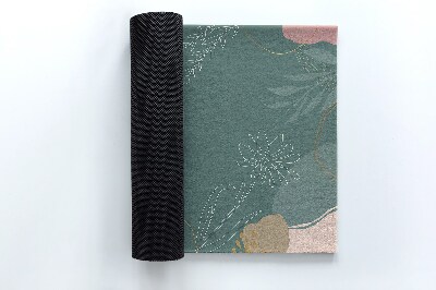 Deurmat voor buiten Minimalistische bloemen