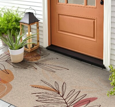 Buiten deurmat Geometrische bladeren