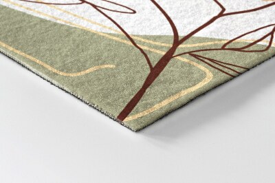 Schoonloopmat Geometrische bloemen