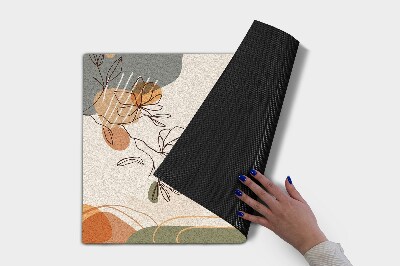 Schoonloopmat Geometrische bloemen