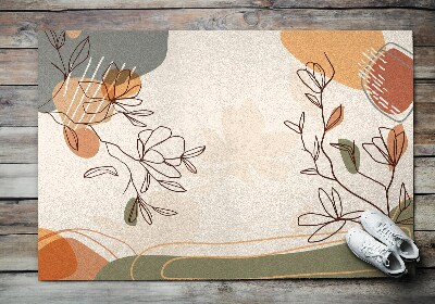 Schoonloopmat Geometrische bloemen