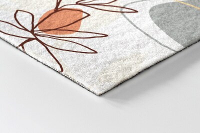 Deurmat voor buiten Geometrische bloemen