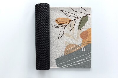 Buiten deurmat Geometrische bloemen