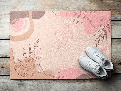 Deurmat voor buiten Boho Bloemen