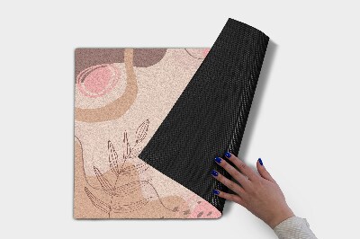 Deurmat voor buiten Boho Bloemen